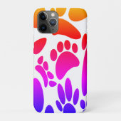 Abstracte Dog Pawprint Case-Mate iPhone Case (Achterkant)