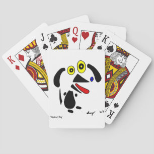 Abstracte Dog-speelkaarten Pokerkaarten