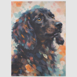 Abstracte Doggo Tissuepapier