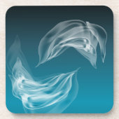 Abstracte Dolfijnen bij het spelen Drankjes Onderzetter (Voorkant)