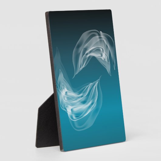 Abstracte Dolfijnen bij het spelen Fotoplaat (Zijkant)