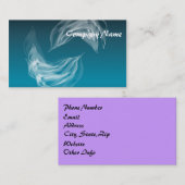 Abstracte Dolfijnen bij het spelen Visitekaartje (Voorkant / Achterkant)