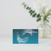 Abstracte Dolfijnen bij het spelen Visitekaartje (Staand voorkant)