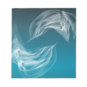 Abstracte Dolfijnen bij Spel Notitieblok