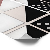 Abstracte dominostenen poster (Hoek)