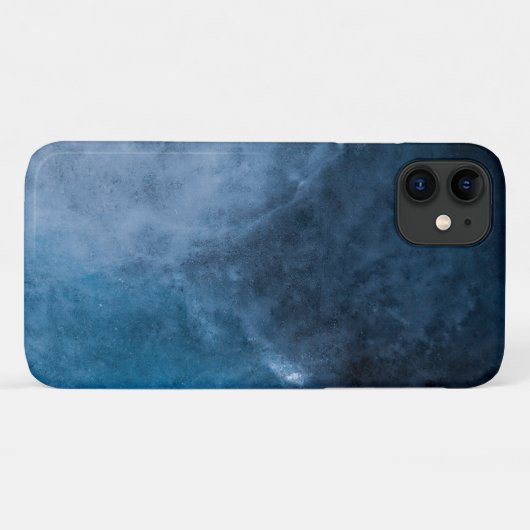 Abstracte donkerblauwe foto Case-Mate iPhone case (Achterkant (horizontaal))