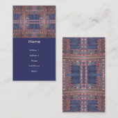 abstracte donkere deur visitekaartje (Voorkant / Achterkant)