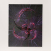 Abstracte donkere gotische fractalekunst legpuzzel (Verticaal)