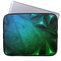 Abstracte, donkere, groene veelhoekige vormgeving