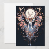 Abstracte donkere kerst Kaarten (Voorkant / Achterkant)