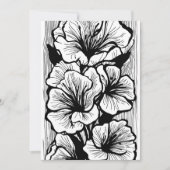 Abstracte Donkere Vervagingsgradiënt Minimalistisc Kaart (Voorkant)
