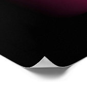 Abstracte donkerroze luxe met zwarte AP0004 Poster (Hoek)