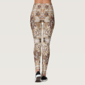 Abstracte doodle Art Leggings (Achterkant)