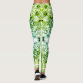 Abstracte doodle Art Leggings (Achterkant)