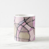 Abstracte doodle art mok. koffiemok (Center)