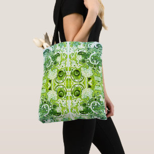 Abstracte Doodle Kunst Tote Bag