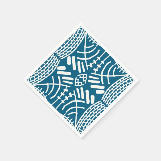 abstracte doodle modern servet (Hoek)