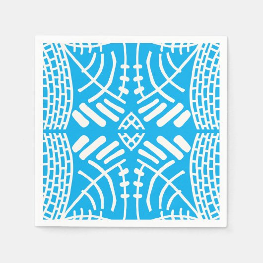 abstracte doodle modern servet (Voorkant)