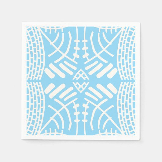 abstracte doodle modern servet (Voorkant)