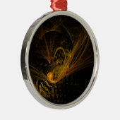 Abstracte doorbraakkunst metalen ornament (Rechts)