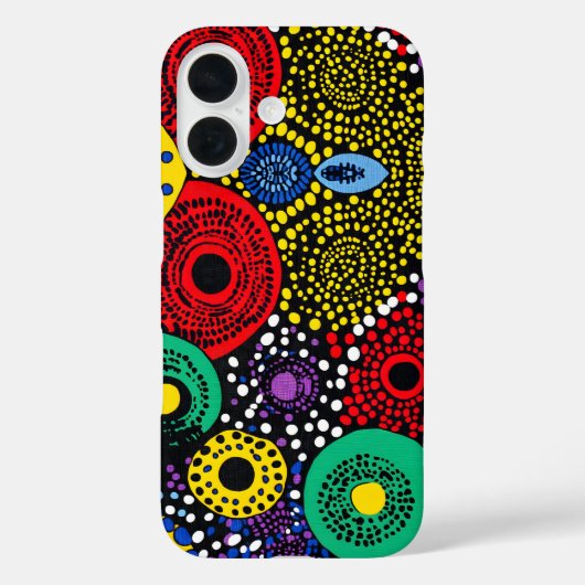 Abstracte dot art 1 Case-Mate iPhone case (Achterkant)