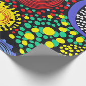 Abstracte dot art 3 cadeaupapier (Hoek)