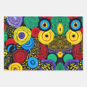 Abstracte dot art 4 inpakpapier vel (Voorkant 3)