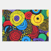 Abstracte dot art 4 inpakpapier vel (Voorkant)