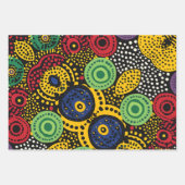 Abstracte dot art 8 inpakpapier vel (Voorkant 3)