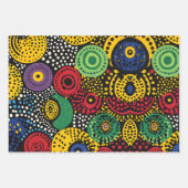 Abstracte dot art 8 inpakpapier vel (Voorkant 2)