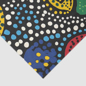 Abstracte dot art 8 tissuepapier (Detail)