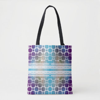 Abstracte draagtas, schoudertas, shoppingtas tote bag