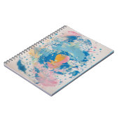 Abstracte draai notitieboek (Linkerzijde)