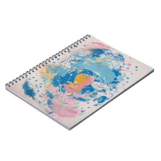 Abstracte draai notitieboek (Linkerzijde)