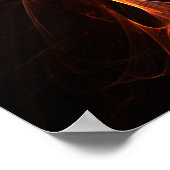 Abstracte draai - Poster (Hoek)