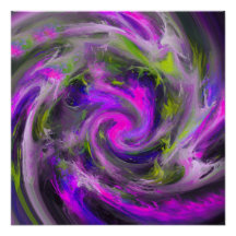 Abstracte Draaiende Paarse Kleur Schilderkunst