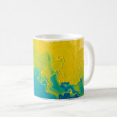 Abstracte Draaikolk Koffiemok (Voorkant rechts)