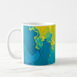 Abstracte Draaikolk Koffiemok