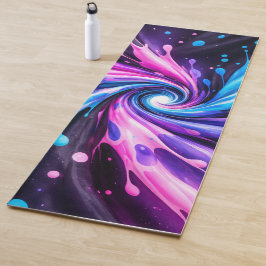 Abstracte Draaikolk Vloeibare Wervelwind Yoga Mat