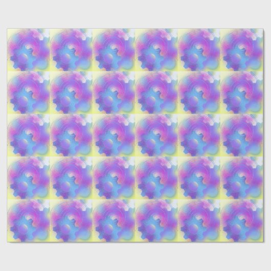 Abstracte draaistoelen cadeaupapier (Vlak)