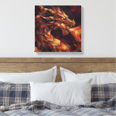Abstracte Draak Canvas Afdruk (Insitu (Slaapkamer))