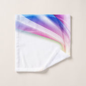 Abstracte draden 1 bad handdoek (Wasdoekje)