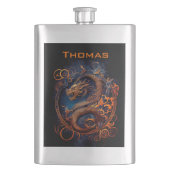 Abstracte Dragon Flask Flacon (Voorkant)
