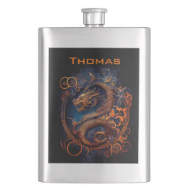 Abstracte Dragon Flask Flacon