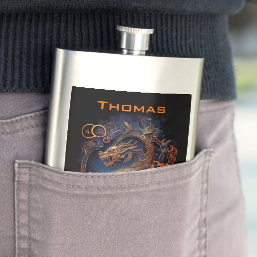 Abstracte Dragon Flask Flacon (Voorbeeld)