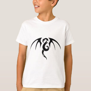 Abstracte drakenkunst t-shirt