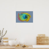 abstracte drakenvlieg poster (Keuken)