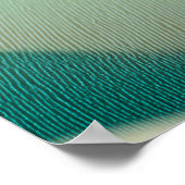 Abstracte Draperie met Pastel Gradiëntstroom Poster (Hoek)