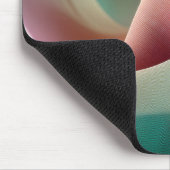 Abstracte Draperie met Pastelkleurige Gradiëntstro Muismat (Hoek)