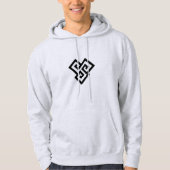Abstracte Drie Diamanten Hoodie (Voorkant)